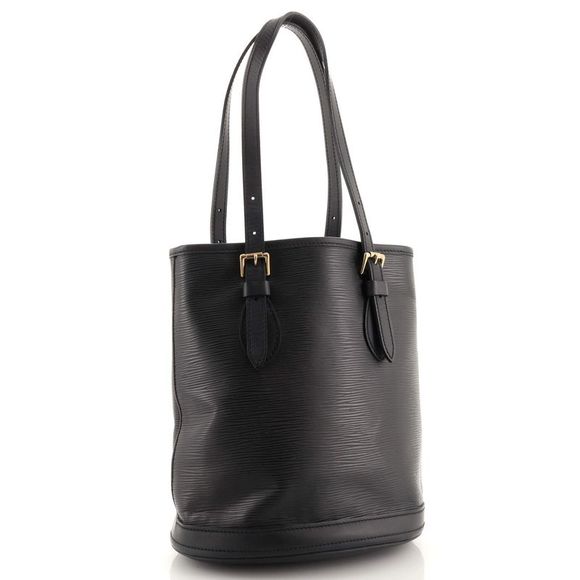 Louis Vuitton Petit Bucket Bag Epi Leather Black - Picture 3 of 9